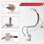 Dây nịt dây đàn Guitar Prewired Hai Pickup 500K Nồi chuyển đổi 3 chiều Bạc