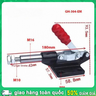 Kẹp ép thẳng nặng GH-304 Kẹp Định Vị / Kẹp Gỗ, Kẹp Đẩy Ngang, Cố Định An Toàn, Kẹp, Kẹp Gỗ