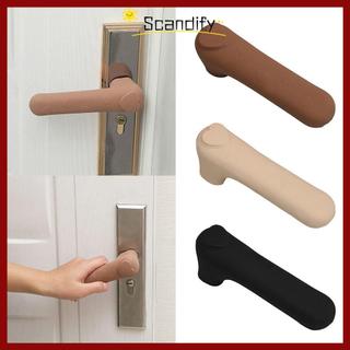 [COD] Vỏ tay nắm cửa SCANDIFY, Vỏ núm cửa chống va chạm, Silicon chống tĩnh điện di động Bảo vệ ổ đũa an toàn cho trẻ em tại nhà