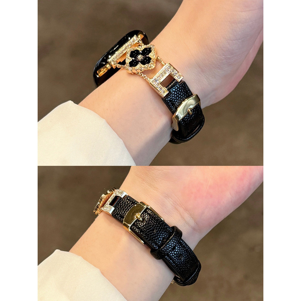 Dây đeo giảm béo bằng kim cương và da thật có tính khí dành cho nữ Thích hợp cho Redmi xiaomi Redmi Watch 5 5lite 5Acitve 4 9pro