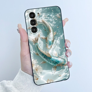 Dành Cho ZTE Nubia S 5G A403ZT Ốp Lưng Sang Trọng Trái Tim Dễ Thương Thỏ Đen Mềm TPU Silicon Chống Sốc Ốp Lưng Cho Nubia S 5G Vỏ Điện Thoại