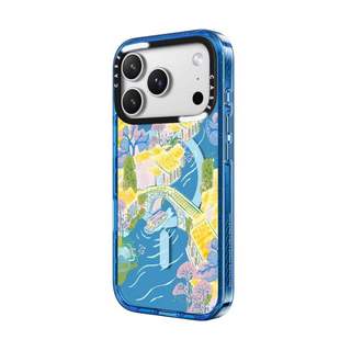 CASECASE X Wonderland Ốp Lưng Bầu Trời Màu Xanh Trong Suốt Cứng Hút Từ Tính Tác Động Dành Cho Apple IPhone 12 13 14 15 16 17 Pro Max Air Plus Có Hộp