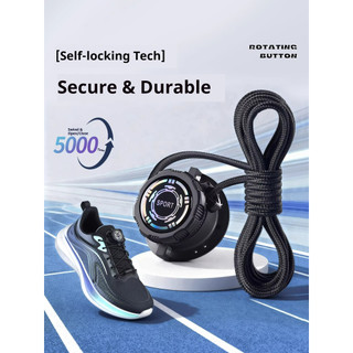 1 Cặp Dây Giày Tự Động Cho Giày Thể Thao Ngoài Trời Dễ Dàng Lắp Đặt Khóa Xoay Dây Dày Không Dây Phụ Kiện Giày