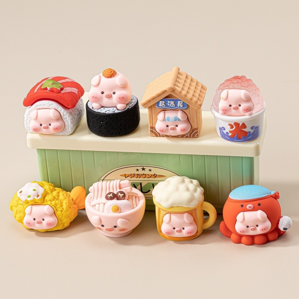 CAST 8 Cái Đồ Trang Trí Thu Nhỏ, Dạ Quang DIY Nhân Vật Mini Thủ Công, Nhựa Thời Trang 8 Cái / bộ Để Bàn Tượng Mặt Dây Chuyền Phụ Kiện