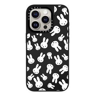Ốp điện thoại trong suốt gương Graffiti Miffy Rabbit Mirror Thích hợp cho iPhone 17ProMax 17pro 17 air 16promax 16 15promax 15 14promax 13 13promax Ốp cứng chống rơi thời trang