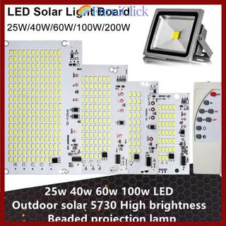 [Giao hàng từ Việt Nam] Bảng đèn LED FURNICLICK 1 chiếc, Bảng nguồn sáng độ sáng cao SMD5730, Đèn trắng 25 / 40 / 60 / 100 / 250W có bộ điều khiển từ xa Đèn pha điều khiển từ xa
