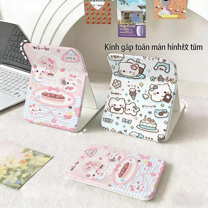 Đồ ăn vặt cho thú cưngChất liệu bền đẹp, kiểu dáng hiện đại Gương trang điểm gấp cao cấp