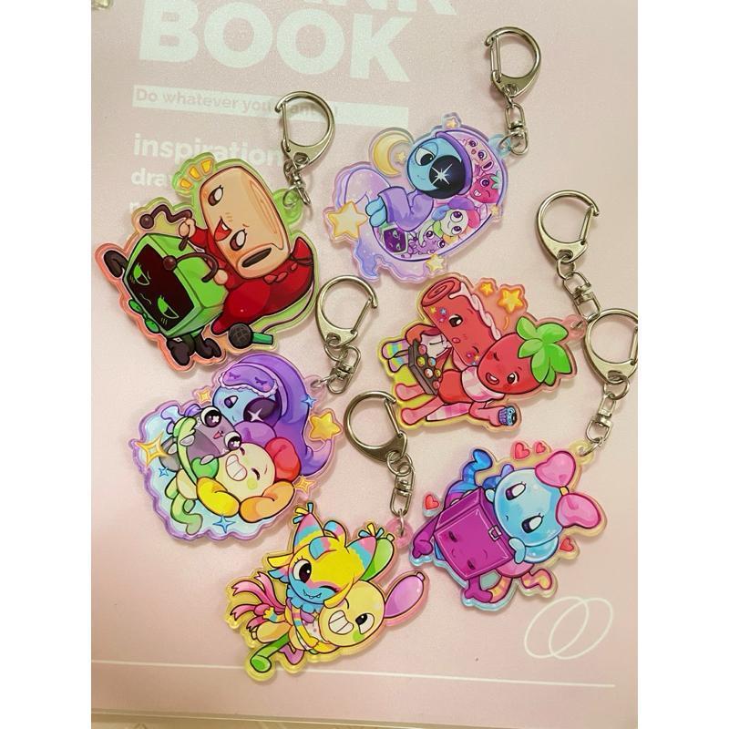 Móc khoá Dandy's World keychain,6cm (art by Rinfu)