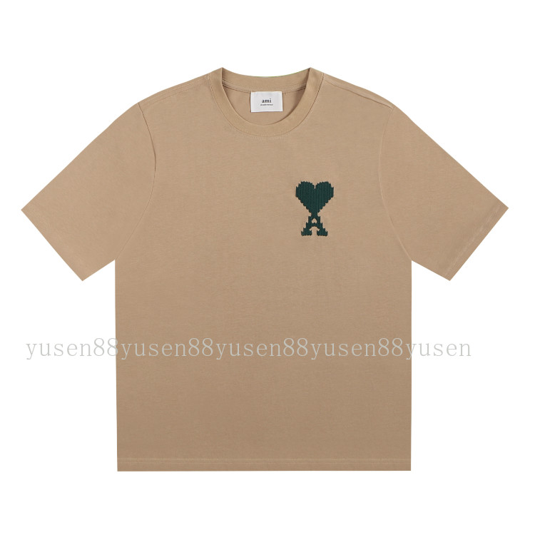 Áo thun cổ tròn ngắn tay phong cách mới, chất liệu cotton nguyên chất