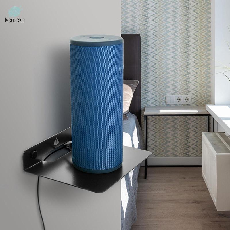 Kệ loa treo tường, Kệ treo tường nổi, Kim loại chắc chắn, Giá đỡ phụ kiện cao cấp nhỏ gọn cho loa
