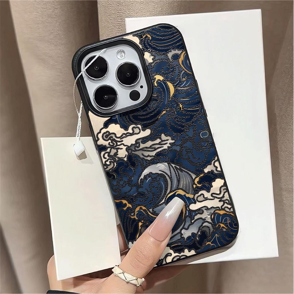 Phục thế Hải Lượng phù hợp với vỏ mềm iPhone 17/16/15 Pro Max, 14 Plus, hoa văn dứa, 12/13/11