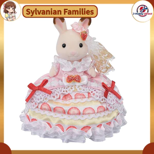 Sylvanian Families Doll 【Happy Birthday Flare Strawberry Cake Dress】 C-80 ST Mark Certified For Ages 3 and Up Toy Dollhouse Sylvanian Families EPOCH