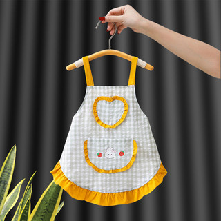 Tạp dề Cotton chống thấm nước cho bé Chống bẩn Bền bỉ Tạp dề vẽ tranh trẻ em dễ thương