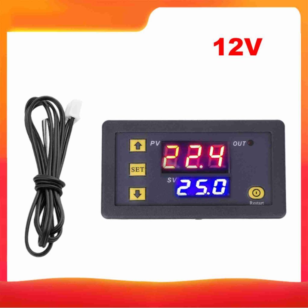 soxii Bộ điều khiển nhiệt độ kỹ thuật số Công tắc điều chỉnh nhiệt độ tủ lạnh mini có màn hình LED lớn cho tủ đông hấp (12V)