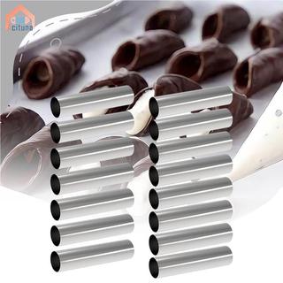 Kem Sừng Khuôn Bộ Thép Không Gỉ Ống Cannoli Dạng Vỏ Máy Nướng Cho Dụng Cụ Nhà Bếp Và Trang Trí Bánh