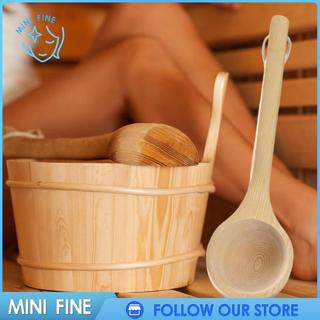 Muỗng đựng nước đa năng bằng gỗ để tắm hơi