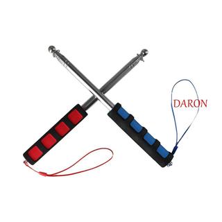DARON 2M Tay Cầm Cột Cờ Linh Hoạt Biểu Ngữ Di Động Flagstaff Tay Cầm Xốp Bằng Thép Không Gỉ 1.2 / 1.6 / 2.0 Mét Cột Cờ Kính Thiên Văn