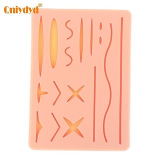 Silicone Skin Pad Suture Training Kit Phẫu thuật Vết thương cho bác sĩ phẫu thuật Thực hành Huấn luyện Chấn thương Suture Thực hành Sử dụng da