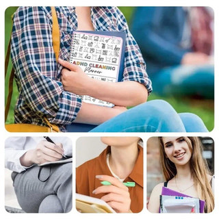 ADHD Cleaning Planner Bundle – Home Schedule, Weekly/Monthly Tips, Year-Round Chore Charts for Families