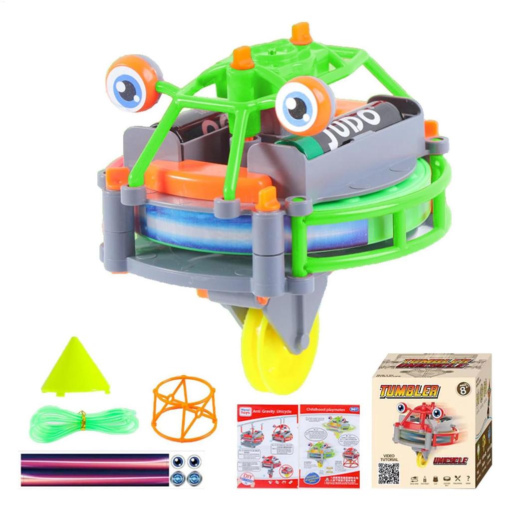 Tightrope Unicycle Toy 2 Modes Gyro Unicycle Toy Gyroscope Toy for Kids Creative Toddler Educational Toys koapavn