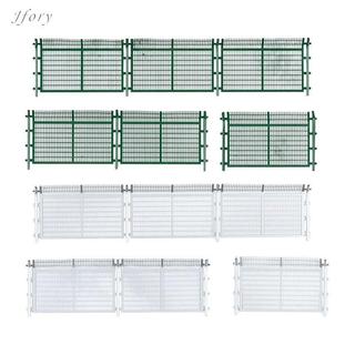 Jfory Hàng rào thu nhỏ Mô hình Kiến trúc Hàng rào đường sắt Picket Rào chắn cổng Xây dựng kim loại Thiết kế lâu dài Thích hợp cho phong cảnh vi mô Mô hình chai sinh thái Sce