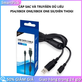 Dây Cáp Micro USB Cho Tay Cầm PS4 – Dài 2m, Chống Rối, Dễ Dùng