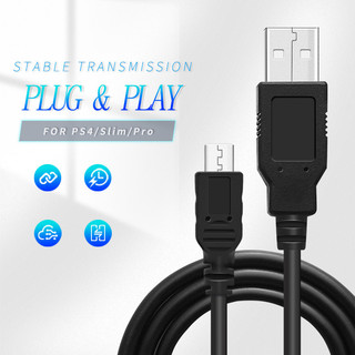 Dây Cáp Micro USB Cho Tay Cầm PS4 – Dài 2m, Chống Rối, Dễ Dùng