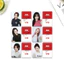 HT2 6 Cái / bộ BABYMONSTER AHYEON LOMO Card RUKA Bưu Thiếp Bộ Sưu Tập Ngôi Sao Ngoại Vi TH2