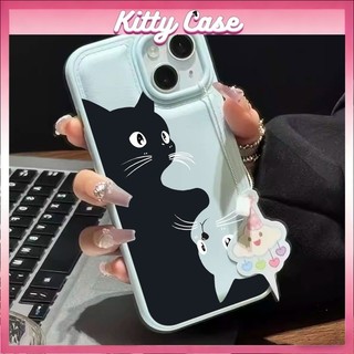 Ốp lưng cấu trúc nệm khí Cho iPhone 11/12/13/XR/14/15/16/17/7/XR Pro Max Plus Ốp lưng bao quanh thời trang Mèo
