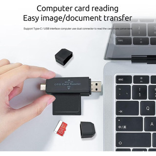 【COD】Bộ chuyển đổi OTG tích hợp đầu đọc thẻ SD/TF - Cổng Type-C linh hoạt, thiết kế dành cho phụ kiện máy tính PC.
