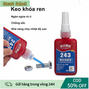【COD】Chất kết dính khóa ren đa dụng 50ml, chịu nhiệt tốt, giữ chặt các mối nối ốc vít trong điều kiện làm việc khắc nghi
