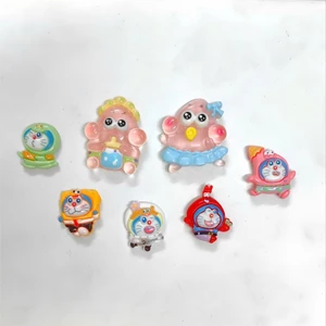 Set charm bọt biển new 2026 - Set Charm gắn dép trend hot hit mix doraemon phong cách -B