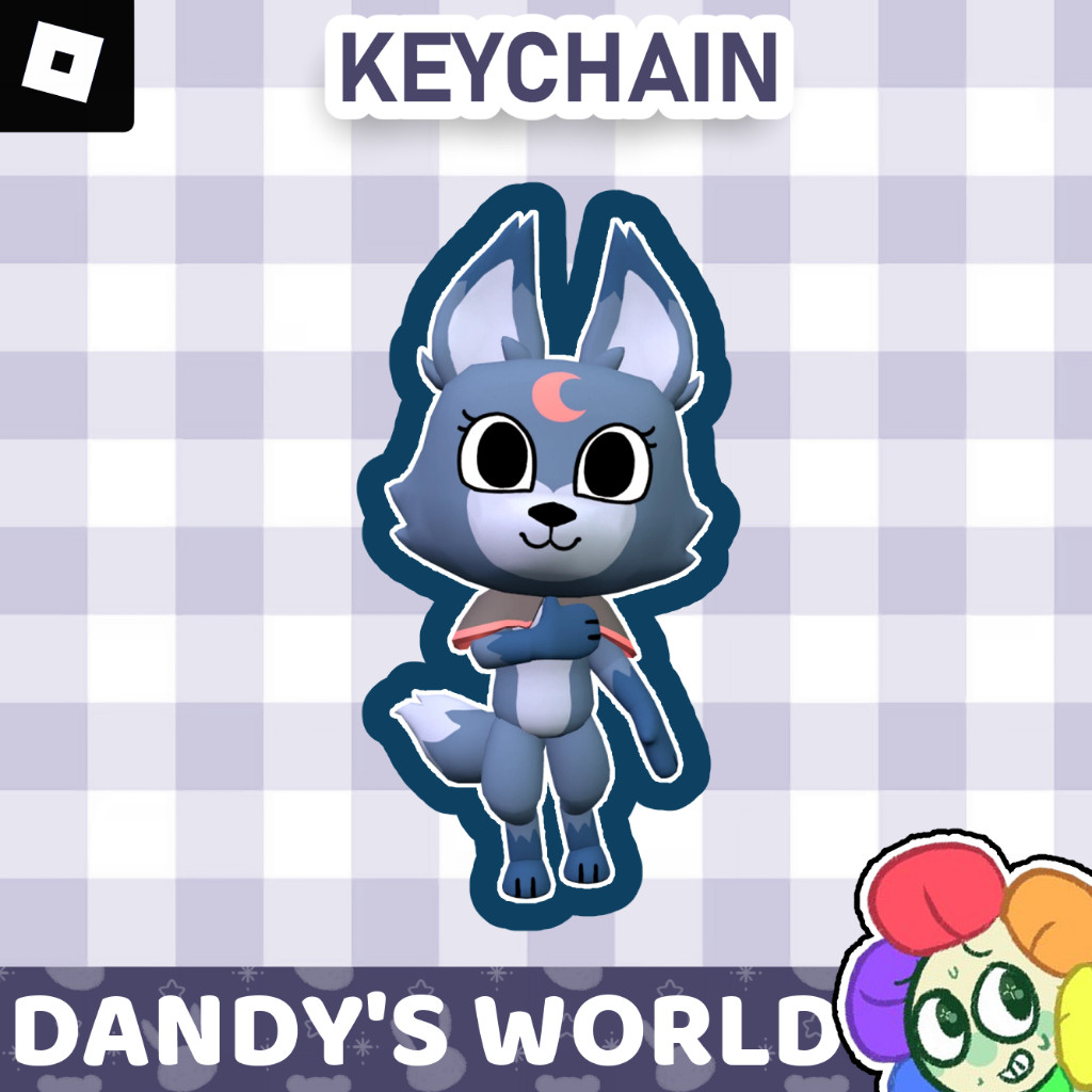 Ganci/Móc khóa Acrylic roblox Dandy's world-Toons sự kiện Halloween