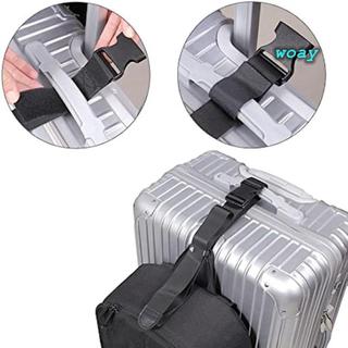 Dây buộc hành lý WOAY chống thất lạc, dây đeo bảo vệ vali có thể điều chỉnh, phụ kiện du lịch