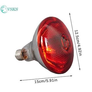 Chenlongshang 275W Đèn sưởi hồng ngoại gia cầm Chống thấm nước Chống nổ Bóng đèn thiên thần ​Cho Heo Con Chien Du Birds E27 Đèn sưởi EN