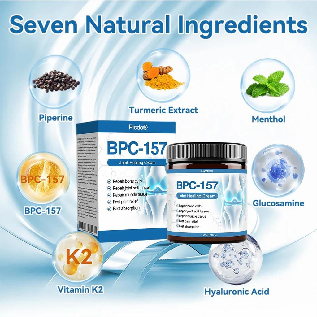 Kem chữa bệnh khớp Picdo BPC-157, Kem giảm đau khớp chuyên nghiệp, Picdo BPC 157 tự nhiên dành cho mọi loại da, Cải thiện hiệu quả sự khó chịu của khớp và