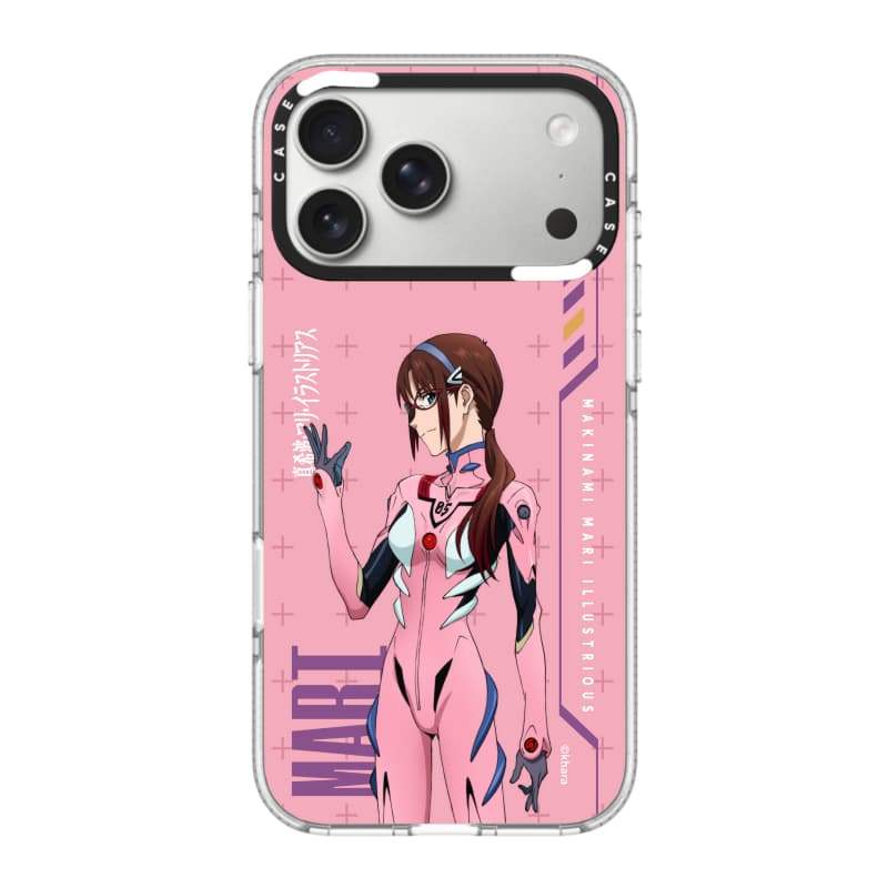 CASECASE X EVANGELION Impact Vỏ hút từ tính trong suốt cho iPhone 17 / 16 / 15 / 14 Pro Max | Mặt sau Acrylic bảo vệ quân sự với bao bì cao cấp