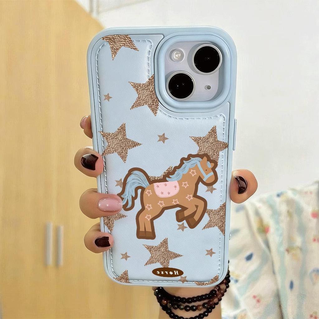 Star Dream Pony cho iPhone16promax Nữ 15iPhone14 SoftCase 13P trường hợp điện thoại 11
