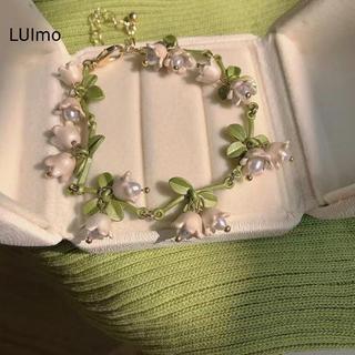 Vòng Tay Ngọc TraiLUImo - Thiết Kế Pháp Mori Lily of the Valley | Bộ Sưu Tập Rừng