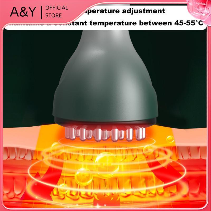 A & Y Sạc Guasha Máy Mát Xa Định Hình Cơ Thể Làm Nóng Kinh Tuyến Cạo Bàn Chải Lymphatic Giải Độc Chế Độ Nạo vét Mỡ Đốt.