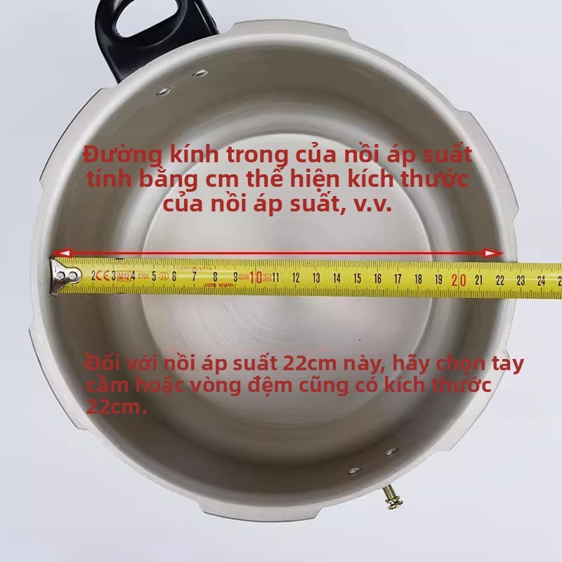 🔥Thích hợp cho Zhuhai Đôi Hạnh Phúc Hợp Kim Nhôm Áp Suất Nồi Áp Lực Cao Tay Cầm Van An Toàn Niêm Phong Vòng Cao Su Phụ Kiện