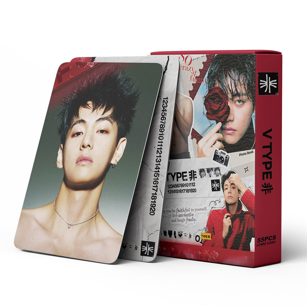 LINXX 55 Chiếc Lomo Cards BTS Kpop Boy Band Photocards Set Hàn Quốc Idol Fan Sưu Tập Thẻ Hallyu Ngôi Sao Kỷ Niệm Cho Người Hâm Mộ Quà Tặng Sinh Nhật Ngày Lễ Bộ Sưu Tập Kpop Thêu Sò