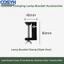 <cosyh>Camping Table Clip Stainless Steel Parts Compact Storage Rack Portable Clamp