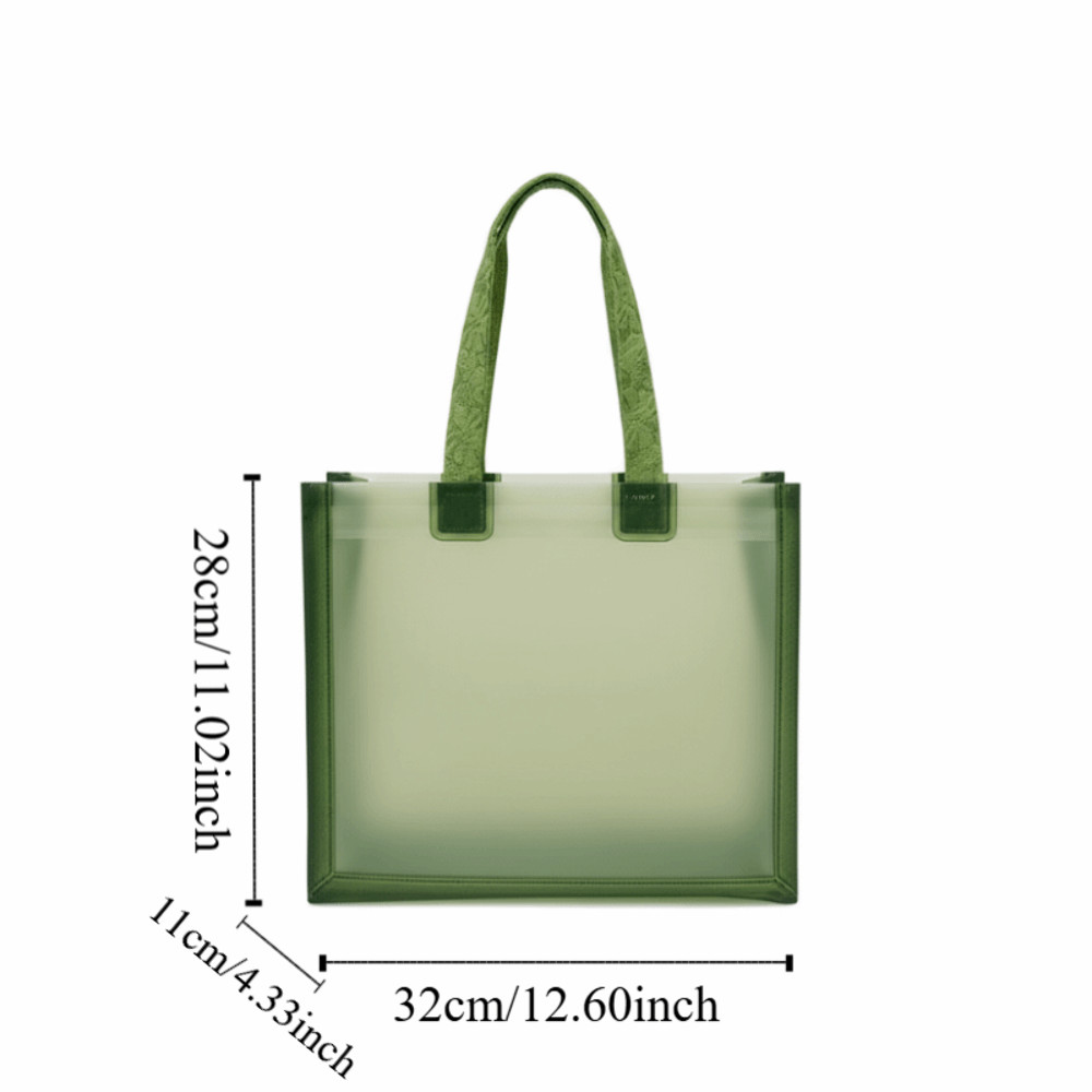 GOJO Lễ hội phun nước PVC Tote, Túi xách trong suốt bằng nhựa dày, Sự kiện Tặng đi PVC Túi bền có thể tái sử dụng Sử dụng hàng ngày