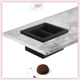 JRP Cà Phê Đất Hộp Để Bàn Nhúng Rỗng Đáy Đất Hộp Thanh Vuông Thép Không Gỉ Cà Phê Knoing Grounds Buet JRP