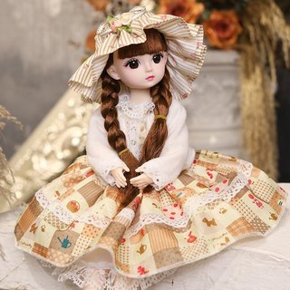 Búp bê BJD 30cm – 20 khớp linh hoạt, dễ thương – 2 mẫu lựa chọn – Thân thiện môi trường – Quà sinh nhật ý nghĩa cho bé