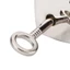 OLVIDO 2 Chiếc Ổ Khóa Hình Trái Tim, Ổ Khóa Mini Xây Dựng Kim Loại Bạc, Phụ Kiện Hành Lý Có Chìa Khóa Kích Thước Nhỏ Trái Tim Kim Loại Khóa Hộp Bảo Quản Khóa