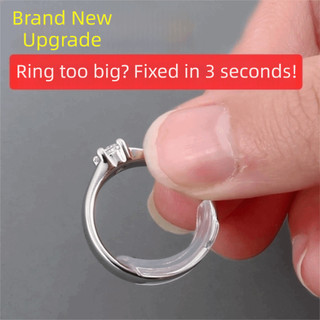 SPEETTY 8 Cái / bộ Bộ Điều Chỉnh Kích Thước Vòng, Giá Đỡ Nhẫn Vô Hình Silicon Chống Mất, Nhẫn Rời Đa Năng Trong Suốt Giảm Thắt Lưng Cho Nhẫn Dụng Cụ Trang Sức