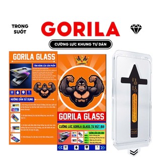 Kính Cường Lực GORILA GLASS Chống Nhìn Trộm Magic Tự Dán Tự Hút Bụi Full Màn - iP X/XS/XR/11/12/13/14/15/16/17/Pro/Max