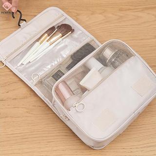 [PCW-T] Túi đựng đồ vệ sinh móc di động Du lịch đa chức năng Chống thấm nước Bảo quản nhiều lớp Túi trang điểm dung tích lớn